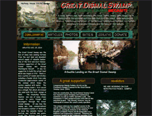 Tablet Screenshot of dismalswamp.net